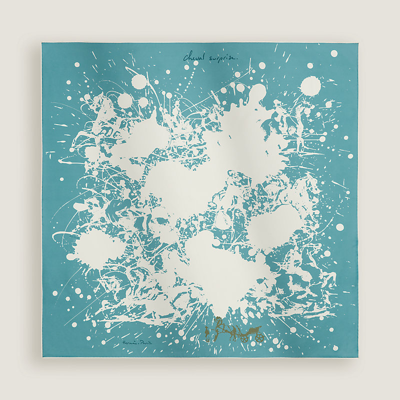 Cheval Surprise double face scarf 90 | Hermès USA